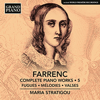 FARRENC, L.: Piano Works (Complete), Vol. 5 - Fugues / Mélodies / Valses (Stratigou)