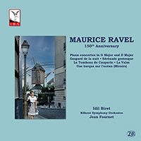 RAVEL, M.: 150th Anniversary Album - Piano Concertos / Piano Works (Biret, Bilkent Symphony, J. Fournet) (2-LP set)