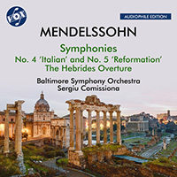 MENDELSSOHN, Felix: Symphonies Nos. 4, 